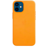 Official Apple iPhone 12 mini Case Leather Magsafe California Poppy MHK63ZM/A