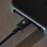 Beats USB-C to USB-C Cable 20cm Short Woven Fast Charge Black