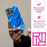Richmond & Finch iPhone 14 Pro Max Case Blue Waves