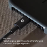 Beats USB-A to USB-C Cable 20cm Short Woven Fast Charge Black