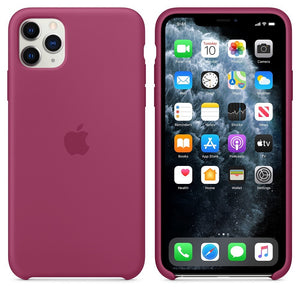 Official Apple iPhone 11 Pro Max Case Silicone Back Cover Pomegranate MXM82ZM/A