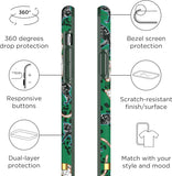 Richmond & Finch iPhone 13 Pro Case Green Leopard