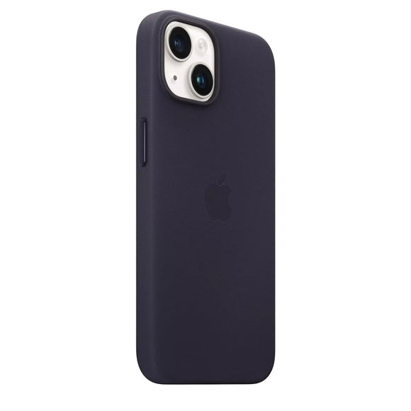 Official Apple iPhone 14 Plus Case Leather Magsafe Ink MPPC3ZM/A RRP £59