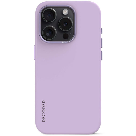 Decoded iPhone 15 Pro Max Case Silicone MagSafe Protective Back Cover Lavender