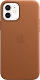 Official Apple iPhone 12 Pro Max Case Leather MagSafe Saddle Brown MHKL3ZE/A