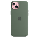 Official Apple iPhone 15 Plus Case Silicone MagSafe Cyprus Green - Unboxed