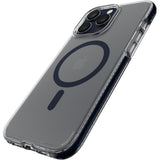 tech21 iPhone 15 Pro Max Case Evo Crystal MagSafe Back Cover Clear / Blue Edge