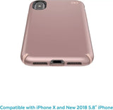 SPECK iPhone XR Presidio Metallic Protective Back Case DAHLIA PEACH