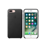 Official Apple iPhone 7 Plus 8 Plus Genuine Leather Case - Black Cover MMYJ2ZM/A