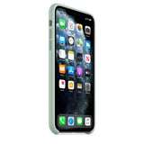 Official Apple iPhone 11 Pro Max Case Silicone Back Cover Beryl (Blue) MXM92ZM/A