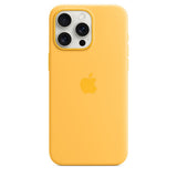 Apple iPhone 15 Pro Max Case Silicone MagSafe Sunglow