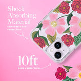 Rifle Paper Co iPhone 14 Plus Case 10ft Drop Protection Back Cover Rose Garden