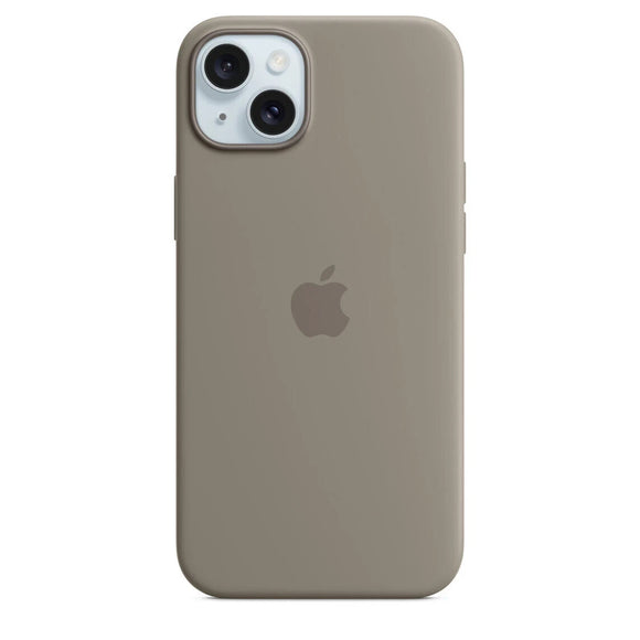 Official Apple iPhone 15 Plus Case Silicone MagSafe Clay - Unboxed
