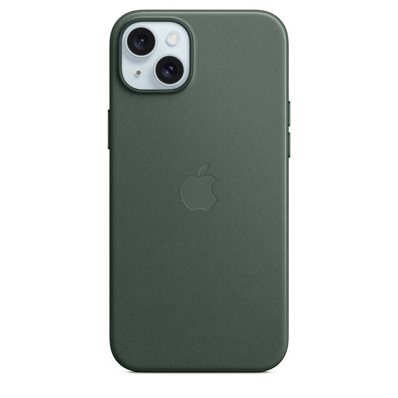 Official Apple iPhone 15 Plus Case FineWoven Magsafe Evergreen MT4F3ZM/A