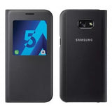 Official Samsung Galaxy A5 2017 Case S View Standing Cover BLUE/BLACK EF-CA520