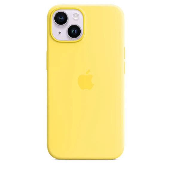 Official Apple iPhone 14 Plus Case Silicone MagSafe Canary Yellow - Open Box