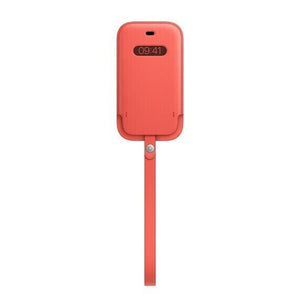Official Apple iPhone 12 mini Case Leather Sleeve MagSafe  Pink Citrus MHMN3ZM/A