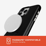 Tech21 iPhone 15 Pro Max Case Evo Crystal Kick MagSafe Back Cover Obsidian Black