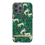 Richmond & Finch iPhone 13 Pro Max Case Green Leopard