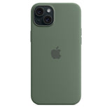 Official Apple iPhone 15 Plus Case Silicone MagSafe Cyprus Green - Unboxed