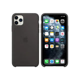 Official Apple iPhone 11 Pro Max Case Silicone Back Cover Black MX002ZM/A