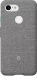 Official GOOGLE Pixel 3a Case Fabric Snap On Back Cover Fog Grey