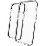 GEAR4 iPhone 13 Case Santa Crus D3O® Drop Protection Back Cover Clear / Black