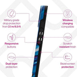Richmond & Finch iPhone 14 Case Blue Waves