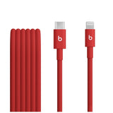 Beats Lightning to USB-C Cable 1.5m Woven Fast Charge Red