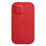 Official Apple iPhone 12 / 12 Pro Case Sleeve Leather MagSafe Scarlet MHYE3ZM/A