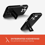 Tech21 iPhone 15 Pro Case Evo Crystal Kick MagSafe Back Cover Obsidian Black