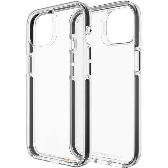 GEAR4 iPhone 13 Case Santa Crus D3O® Drop Protection Back Cover Clear / Black