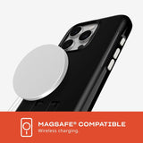 Tech21 iPhone 15 Pro Case Evo Crystal Kick MagSafe Back Cover Obsidian Black