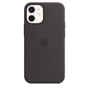 Official Apple iPhone 12 Mini Case MagSafe Silicone Black MHKX3ZE/A