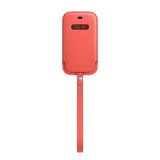 Official Apple iPhone 12 mini Case Leather Sleeve MagSafe  Pink Citrus MHMN3ZM/A