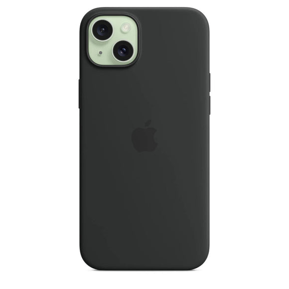 Official Apple iPhone 15 Plus Case Silicone MagSafe Black - Unboxed
