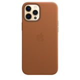 Official Apple iPhone 12 Pro Max Case Leather MagSafe Saddle Brown MHKL3ZE/A