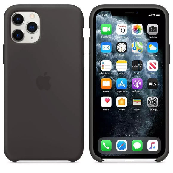 Official Apple  iPhone 11 Pro Case Silicone Back Cover Black MWYN2ZM/A