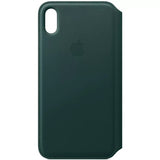 Official Apple iPhone XS Max Folio Flip Case Cover Leather Forest MRX42ZM/A