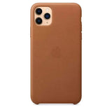Official Apple iPhone 11 Pro Max Case Leather Back Cover Saddle Brown MX0D2ZM/A