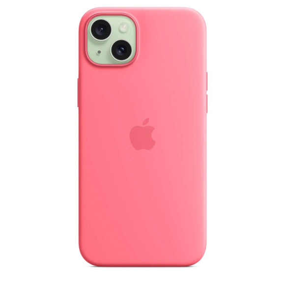 Official Apple iPhone 15 Plus Case Silicone MagSafe Pink - Unboxed