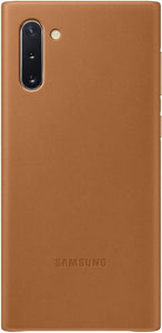 Official Samsung Galaxy Note 10 Leather Cover  Back Case - Camel EF-VN970LAEGWW