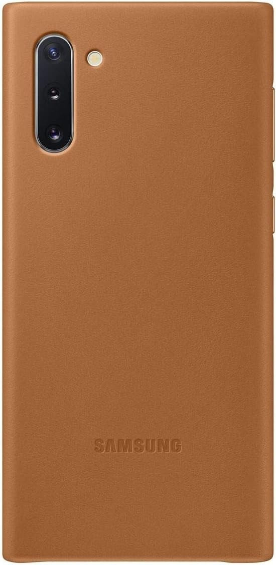 Official Samsung Galaxy Note 10 Leather Cover  Back Case - Camel EF-VN970LAEGWW