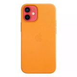 Official Apple iPhone 12 mini Case Leather Magsafe California Poppy MHK63ZM/A