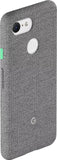 Official GOOGLE Pixel 3a Case Fabric Snap On Back Cover Fog Grey
