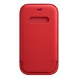 Official Apple iPhone 12 / 12 Pro Case Sleeve Leather MagSafe Scarlet MHYE3ZM/A