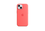 Official Apple iPhone 15 Plus Case Silicone MagSafe Guava MT163ZM/A - Unboxed