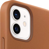 Official Apple iPhone 12 Pro Max Case Leather MagSafe Saddle Brown MHKL3ZE/A