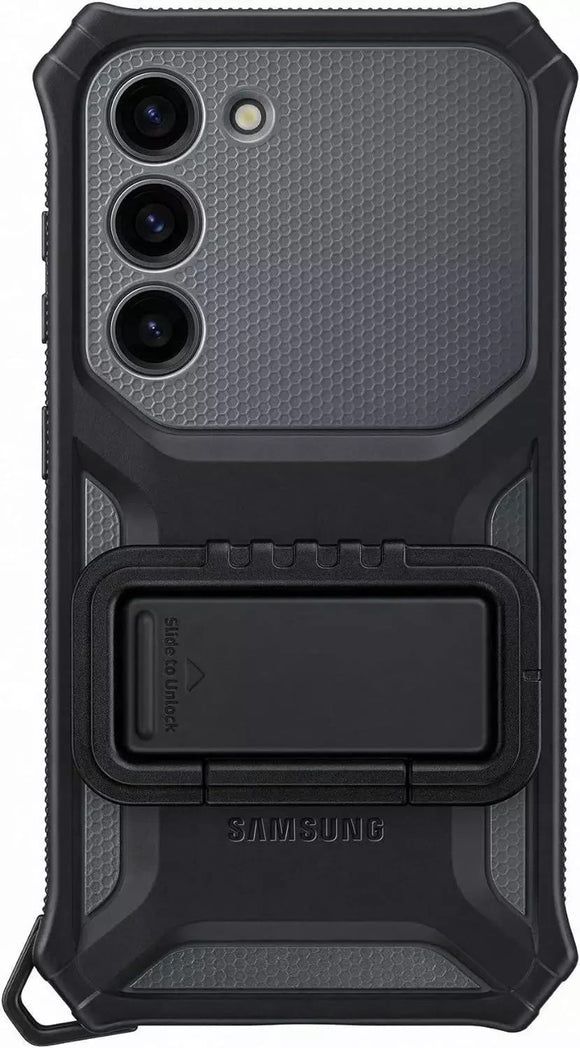 Official Samsung Galaxy S23 Case Rugged Gadget Case Back Cover Black