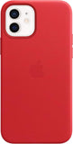 Official Apple iPhone 12 mini Case Leather Magsafe Scarlet MHK73ZE/A